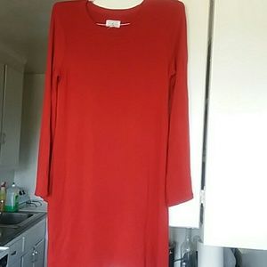 lou&Grey red flare sleeve knee length dress Med